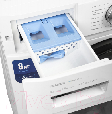 Стирально-сушильная машина Centek CT-1953 (белый)
