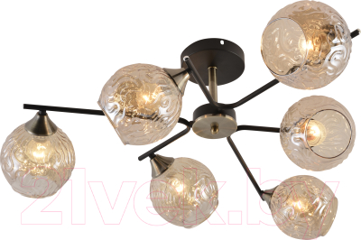 Потолочный светильник Mirastyle MH-1488/6 BK+AB - фото