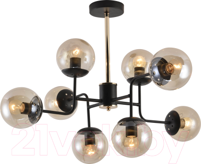 Потолочный светильник Mirastyle MH-1494/8 BK+FGD - фото