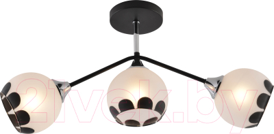 Потолочный светильник Mirastyle MH-1535B/3 BK+CR - фото