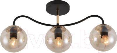 Потолочный светильник Mirastyle MH-1540B/3 BK+FGD - фото