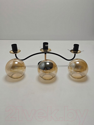 Потолочный светильник Mirastyle MH-1540B/3 BK+FGD