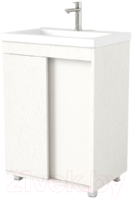 Тумба под умывальник Дабер 013 Тобага/Эридан/Артвин 60 / Т13.6Т.0.5 (белый древесный) - фото