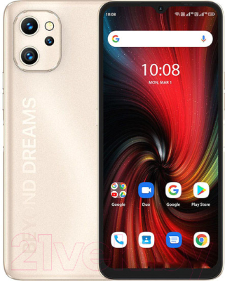 Смартфон Umidigi F3 5G (золото) - фото