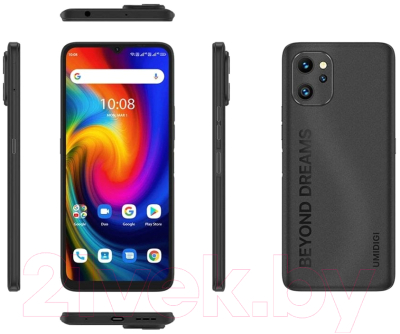 Смартфон Umidigi F3S (звездный черный)