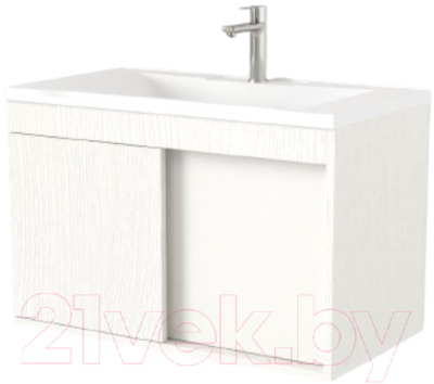 Тумба под умывальник Дабер 014 600 / Т14.6.0.5 (белый древесный) - фото