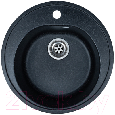 Мойка кухонная Granrus GR-505 (черный) - фото