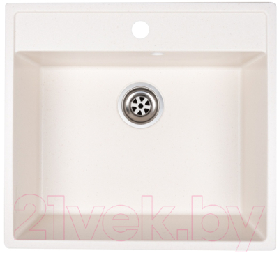 Мойка кухонная Granrus GR-555 (белый) - фото