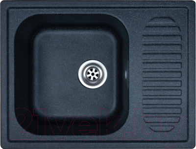 Мойка кухонная Granrus GR-645 (черный) - фото