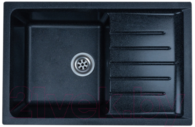 Мойка кухонная Granrus GR-750 (черный) - фото