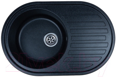 Мойка кухонная Granrus GR-770 (черный) - фото