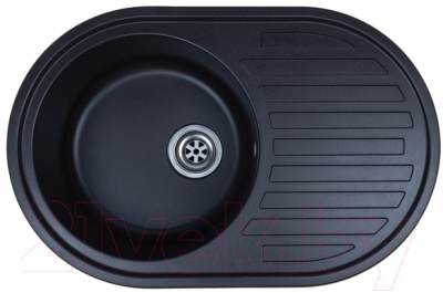 Мойка кухонная Granrus GR-770 (антрацит) - фото