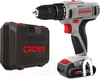 Аккумуляторная дрель-шуруповерт CROWN CT21052LH-1.5 BMC - фото