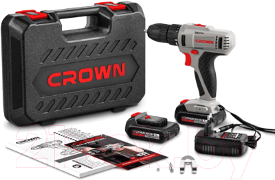 Аккумуляторная дрель-шуруповерт CROWN CT21052LH-1.5 BMC
