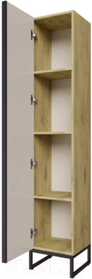 Шкаф-пенал для ванной Mixline Окленд Лофт L 553258 (дуб мелфорд)