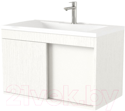 Тумба под умывальник Дабер 014 WeltWasser Deilbach 7517-70 / Т14.7W.0.5 (белый древесный) - фото