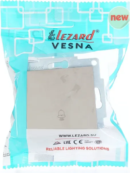 Кнопка звонка Lezard Vesna 742-3788-103