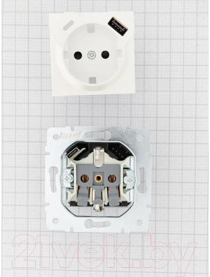 Розетка Lezard Vesna 742-3088-181TC