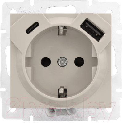 Розетка Lezard Vesna 742-3788-181TC - фото