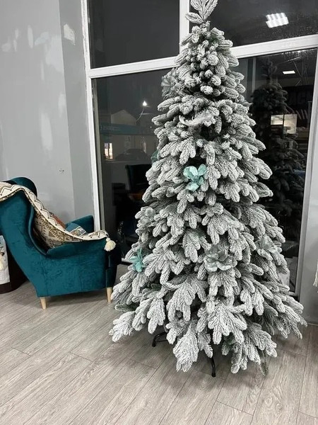 Ель искусственная National Tree Company Ариадна заснеженная / АРД/ЗСН-210