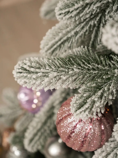 Ель искусственная National Tree Company Ариадна заснеженная / АРД/ЗСН-210