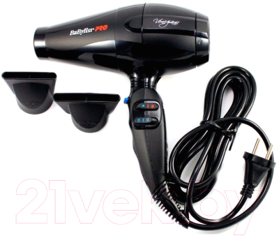 Профессиональный фен BaByliss Pro Veneziano BAB6600RE (черный)