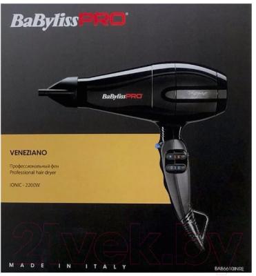 Фен BaByliss Pro Veneziano BAB6610INRE