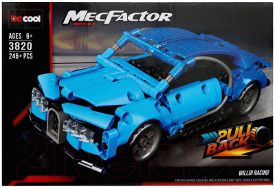 Конструктор инерционный Decool Техно. Вилди 3820 / 9888331