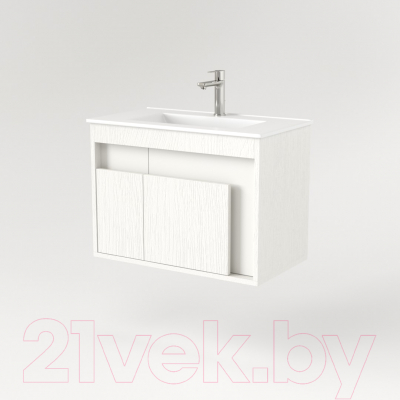 Тумба под умывальник Дабер 016 70 / Т16.7.0.5 (белый древесный)