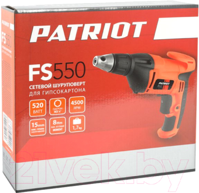 Шуруповерт PATRIOT FS 550