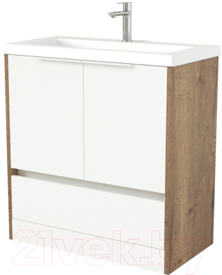 Тумба под умывальник Дабер 017 Тобага/Эридан 80 / Т17.8Т.0.21Б - фото