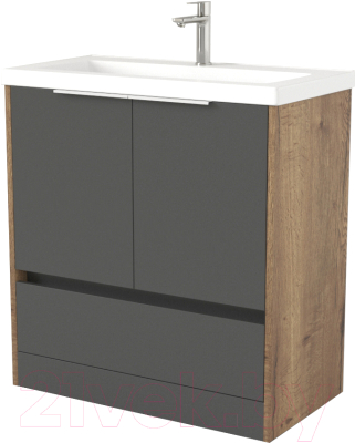 Тумба под умывальник Дабер 017 Тобага/Эридан 80 / Т17.8Т.0.22Б - фото