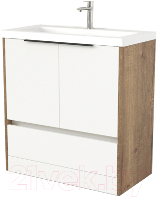 Тумба под умывальник Дабер 017 Тобага/Эридан 80 / Т17.8Т.0.21Ч - фото