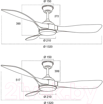 Вентилятор Sonex Storm 7701/24L