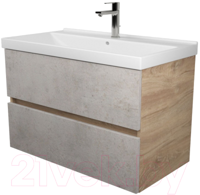 Тумба под умывальник Дабер 011 60 / Т11.6.0.7_light - фото