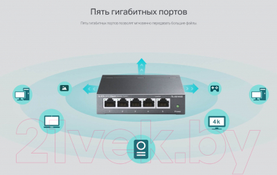 Коммутатор TP-Link TL-SG105S