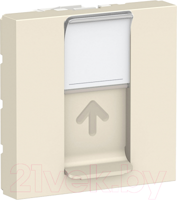 Лицевая панель для розетки Schneider Electric Unica Modular NU941144 - фото