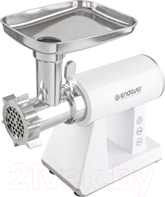 Мясорубка электрическая Endever Sigma-111 (белый/стальной) - фото