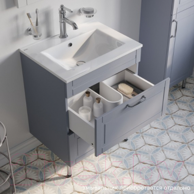 Тумба под умывальник IDDIS Oxford OXF60L0i95 (светло-серый)