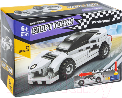 Конструктор Bondibon Спорт Гонки / ВВ6141  - фото