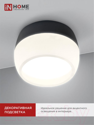 Точечный светильник INhome НПБ DECO-GX53-RL-BL / 4690612046433