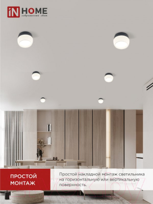 Точечный светильник INhome НПБ DECO-GX53-RL-BL / 4690612046433