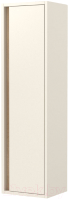 Шкаф-полупенал для ванной Дабер 014 / СТ14.0.0.18 (бежевый/дуб) - фото