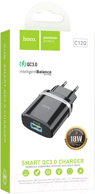 Адаптер питания сетевой Hoco C12Q