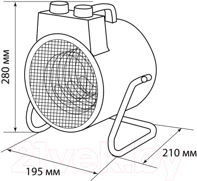 Тепловая пушка электрическая TDM SQ2520-0109