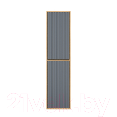 Шкаф-полупенал для ванной Onika Дайлер 35 / 403569 (графит/дуб сонома)