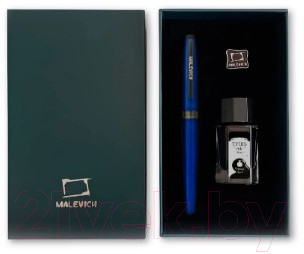 Ручка перьевая Малевичъ С черной тушью и значком / 196429