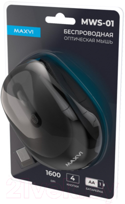 Мышь Maxvi MWS-01