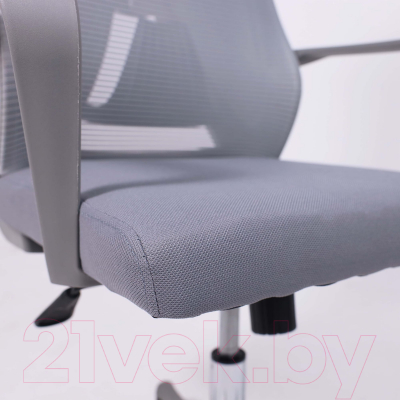 Кресло офисное AksHome Abraham (серый/серый)