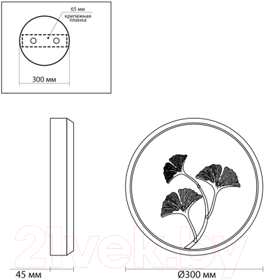 Светильник Odeon Light East 6682/12WL